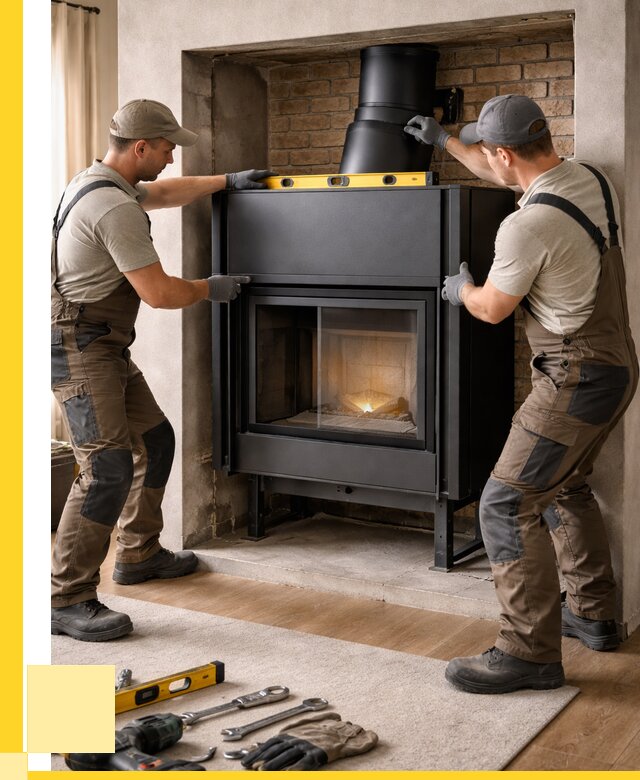 Установка каминных топок в Сызрани под ключ от 18234 р. | ЭриданСзр