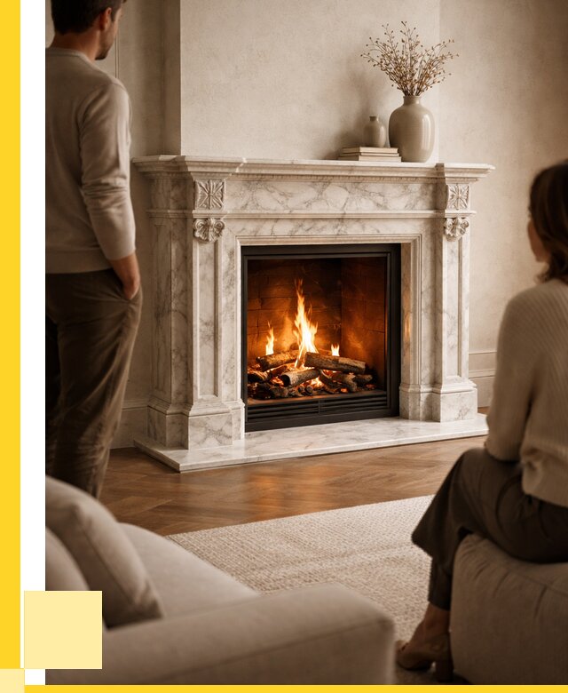 Мраморные камины под ключ в Сызрани от 253250 р. | ЭриданСзр