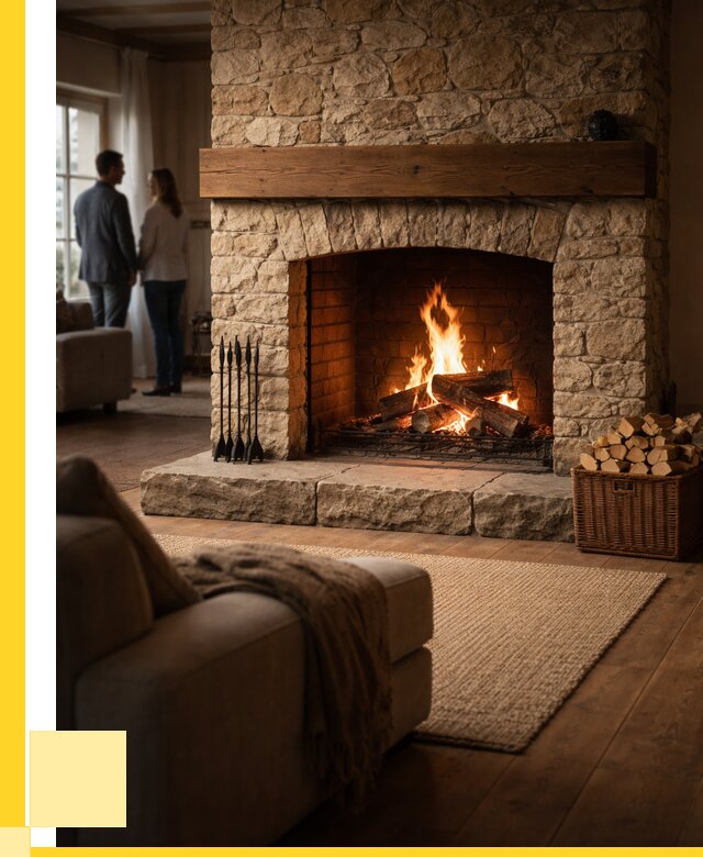 Открытые камины под ключ в Сызрани от 151950 р. ЭриданСзр