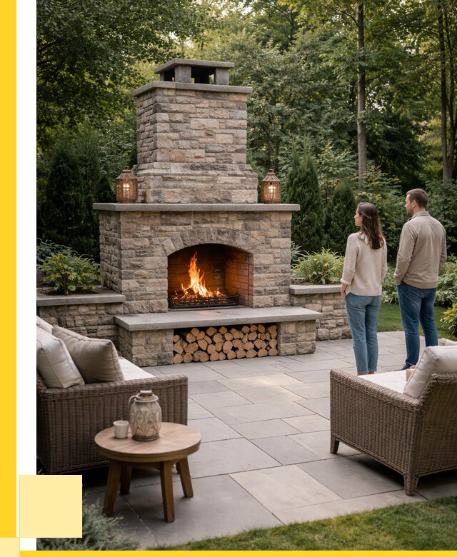 Уличные камины из кирпича в Сызрани от 151950 р. | ЭриданСзр