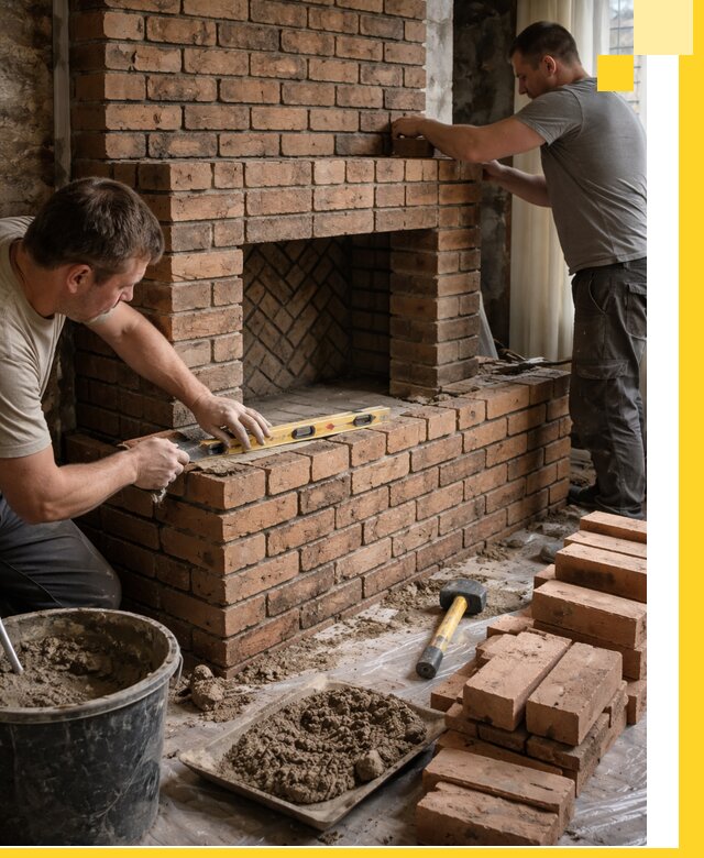 Изготовление и установка кирпичных каминов в Сызрани