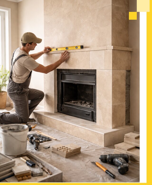 Установка и монтаж каминов в частном доме под ключ в Сызрани