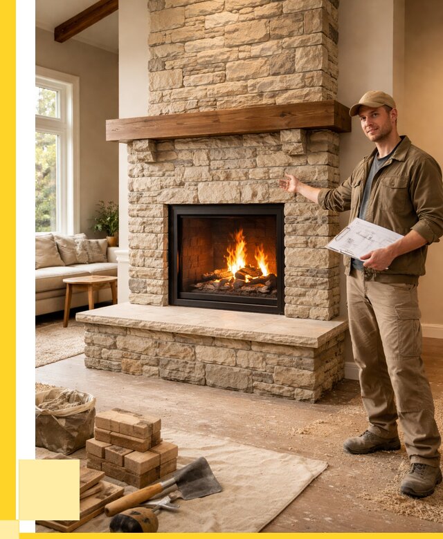 Камины под ключ в Сызрани от 182340 р. | ЭриданСзр — установка