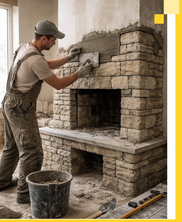 Строительство каминов под ключ в Сызрани от проектирования до монтажа