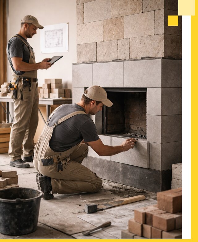 Индивидуальные проекты каминов и каминных систем в Сызрани