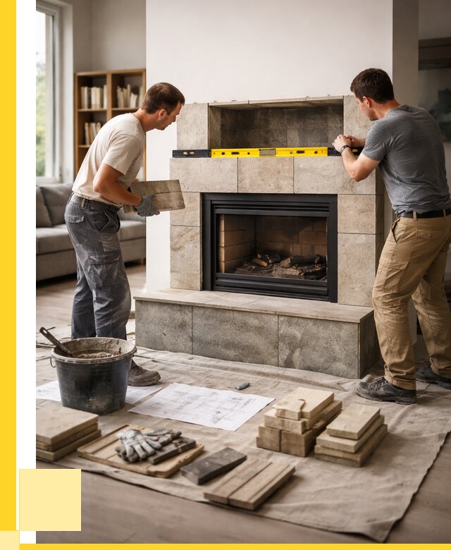 Монтаж каминов и установка в Сызрани от 45585 р. | ЭриданСзр