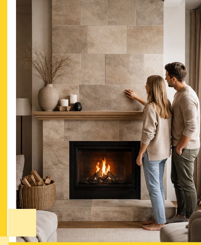 Облицовка каминов керамогранитом в Сызрани от 4559 р. | ЭриданСзр