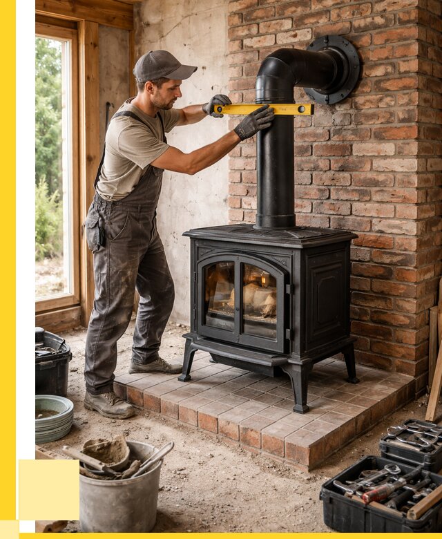 Монтаж печей установка банной печи в Сызрани от 15195 р. | ЭриданСзр