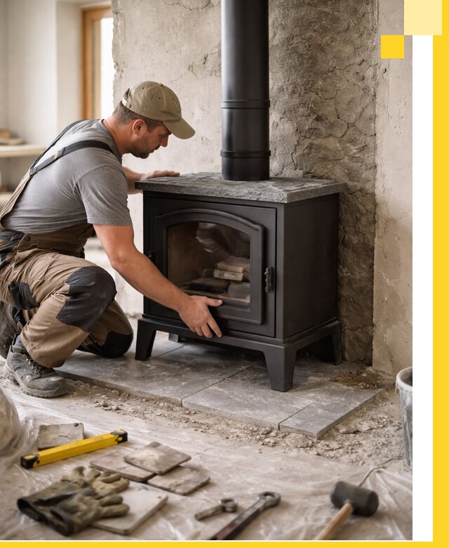 Профессиональный монтаж печей и каминов в Сызрани под ключ