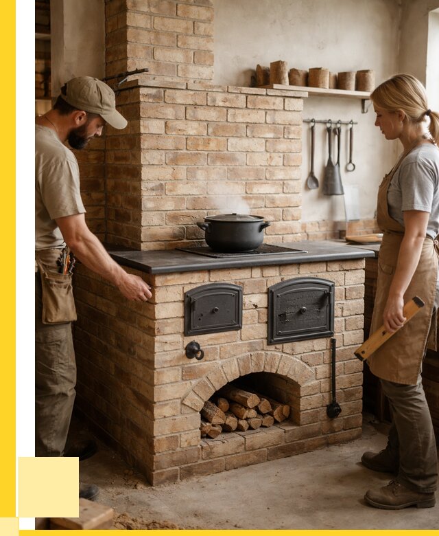 Варочно отопительные печи в Сызрани от 91170 р. | ЭриданСзр