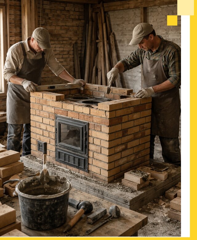 Изготовление и установка варочных печей под ключ в Сызрани