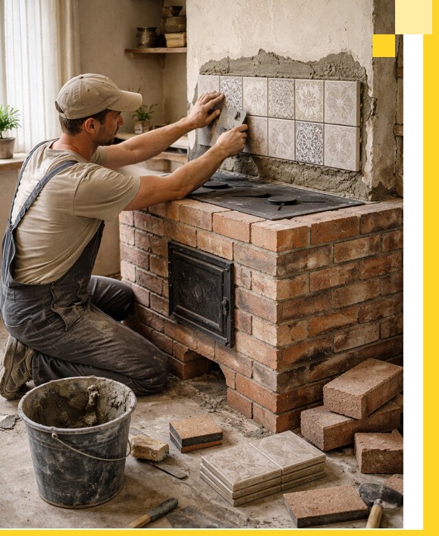 Печи с плитой на заказ монтаж гарантия и сервис в Сызрани