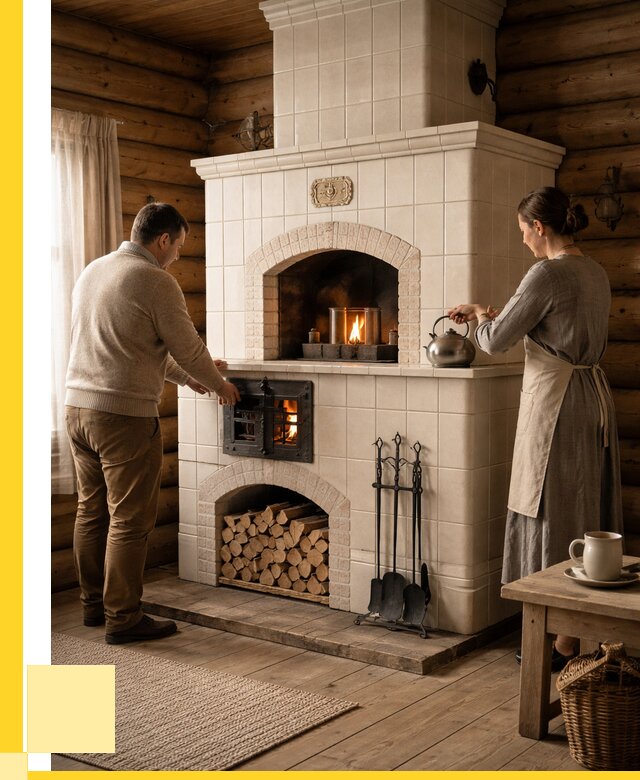 Русские печи в Сызрани: установка от 151950 р. ЭриданСзр