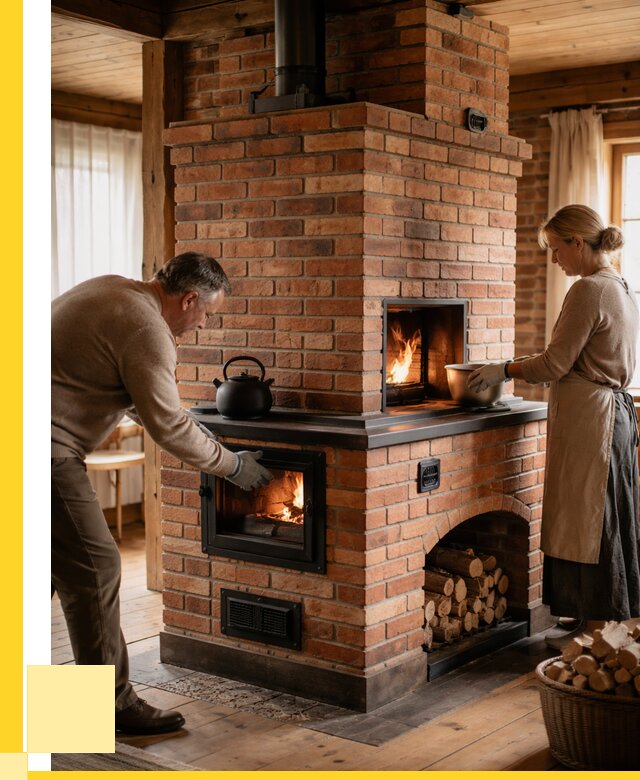 Печи для загородного дома под ключ в Сызрани от 81040 р. | ЭриданСзр