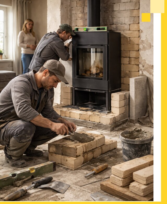 Печи и камины под ключ: проект, установка в Сызрани