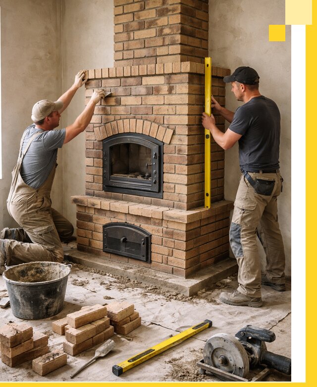 Продажа и установка печей и каминов для дома под ключ в Сызрани