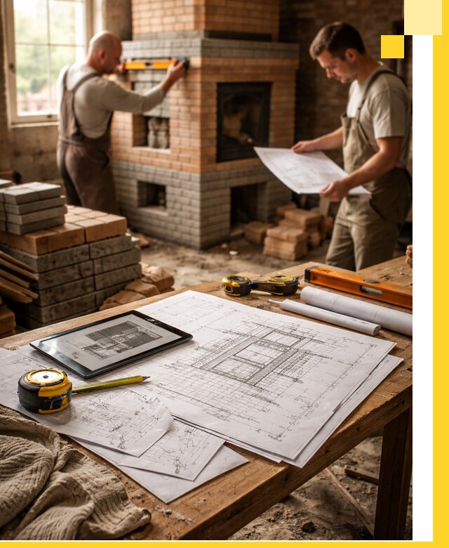 Проекты печей и каминов с индивидуальным дизайном в Сызрани