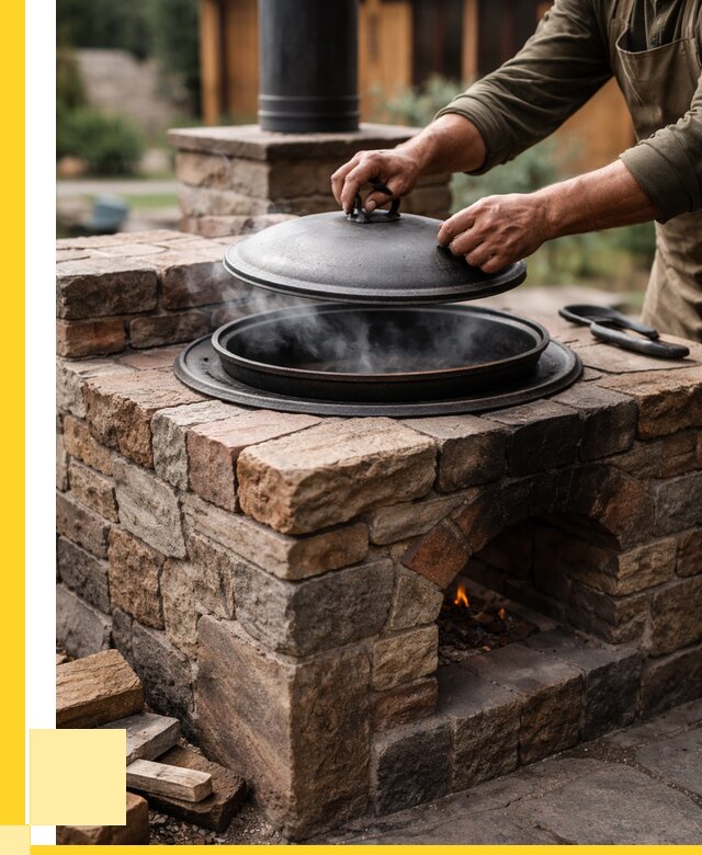 Печи для казана в Сызрани по цене от 18234 р. | ЭриданСзр