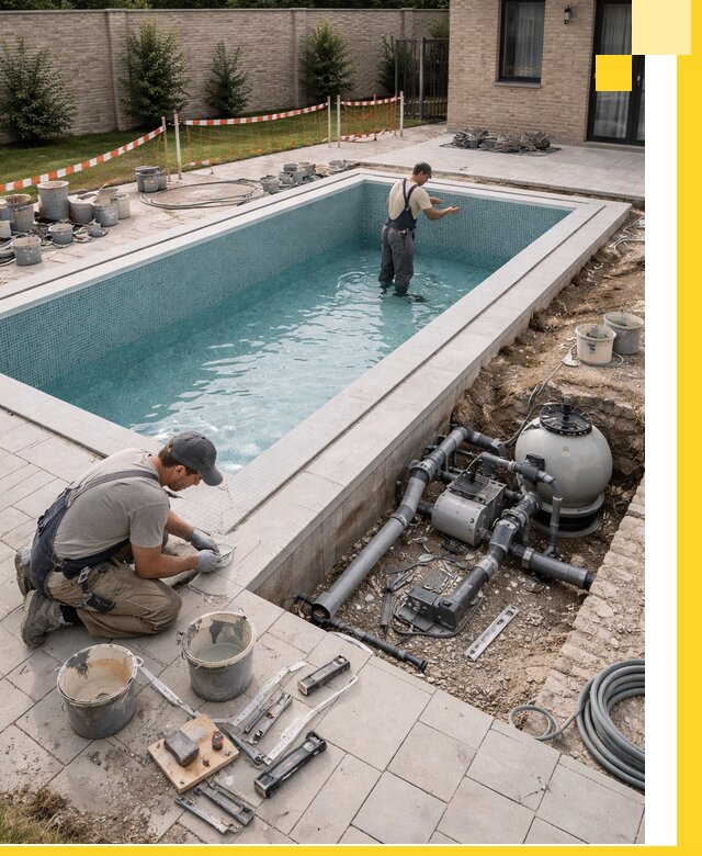 Строительство бассейнов под ключ в Сызрани: проекты и монтаж