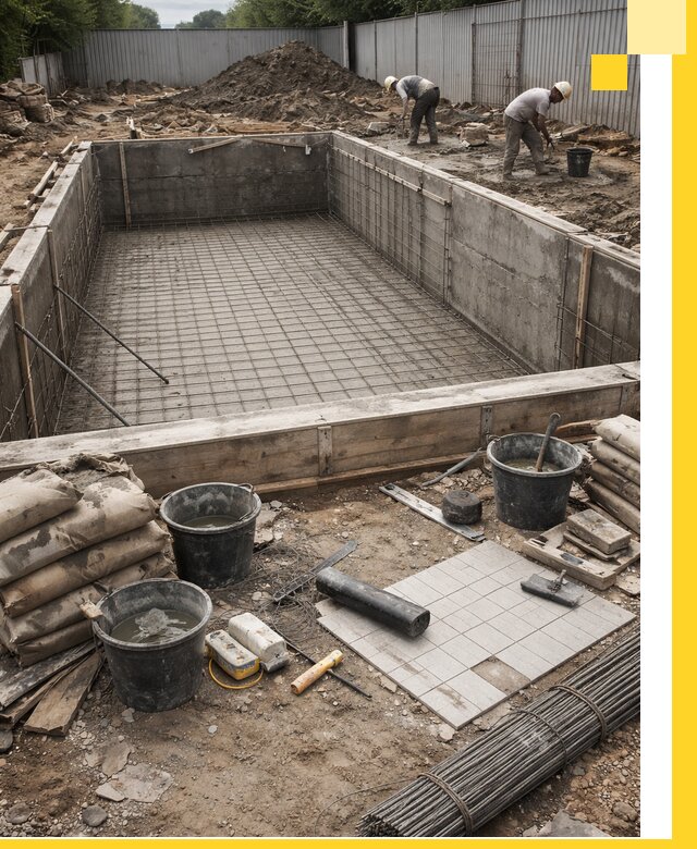 Строительство бассейнов под ключ в Сызрани, дизайн и монтаж