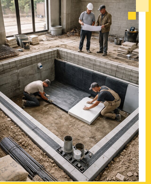 Проекты частных и общественных бассейнов под ключ в Сызрани