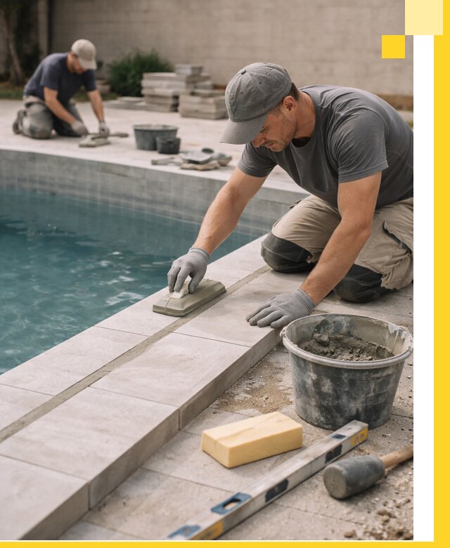 Отделка бассейнов в Сызрани: декоративная отделка и гидроизоляция