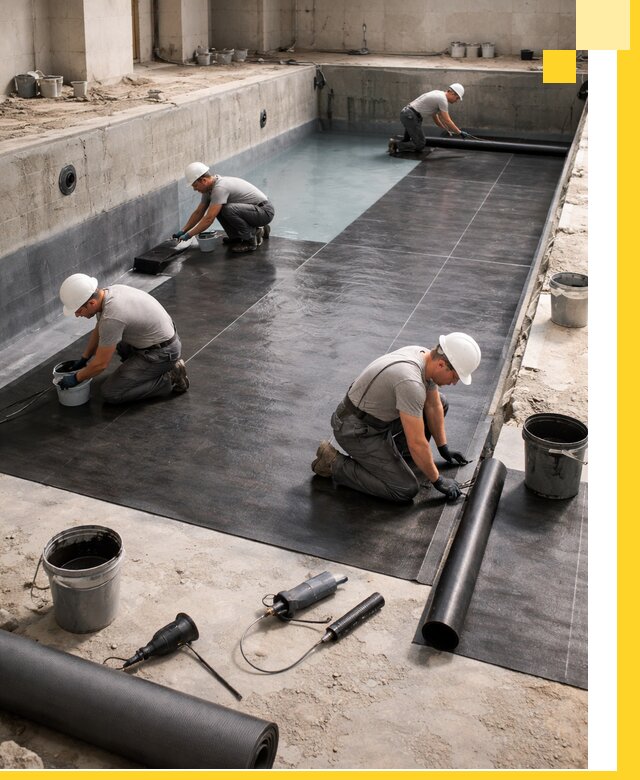 Профессиональная гидроизоляция бассейнов и чаш в Сызрани под ключ