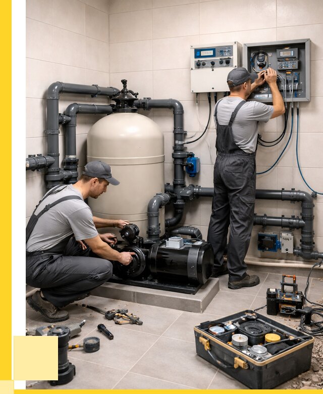 Монтаж оборудования для бассейнов в Сызрани от 40520 р. | ЭриданСзр