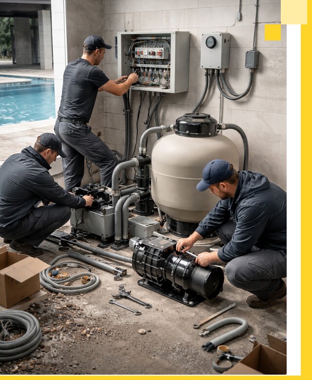 Профессиональный монтаж оборудования для бассейнов в Сызрани