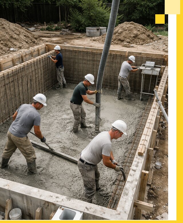 Строительство бетонных бассейнов под ключ в Сызрани