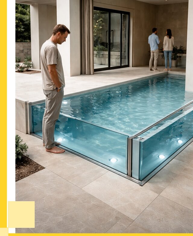 Стеклянные бассейны в Сызрани от 1215600 р. | ЭриданСзр — мозаика