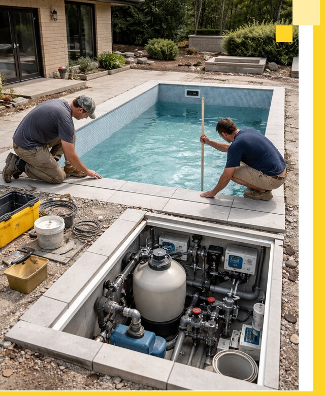 Строительство качественных домашних бассейнов под ключ в Сызрани