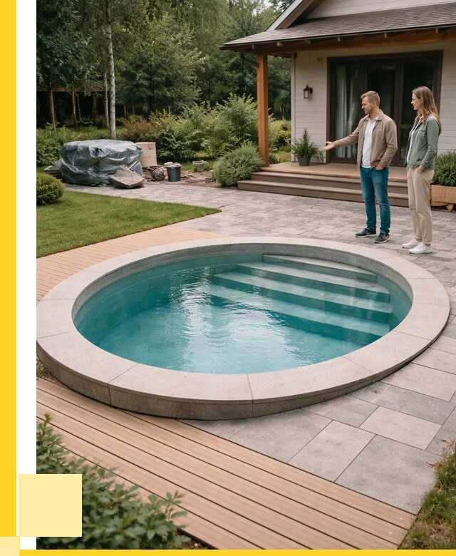 Бассейн на даче под ключ в Сызрани от 202600 р., ЭриданСзр