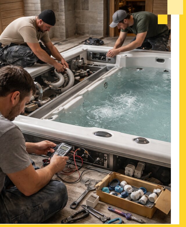 Гидромассажные бассейны под ключ в Сызрани, дизайн и монтаж