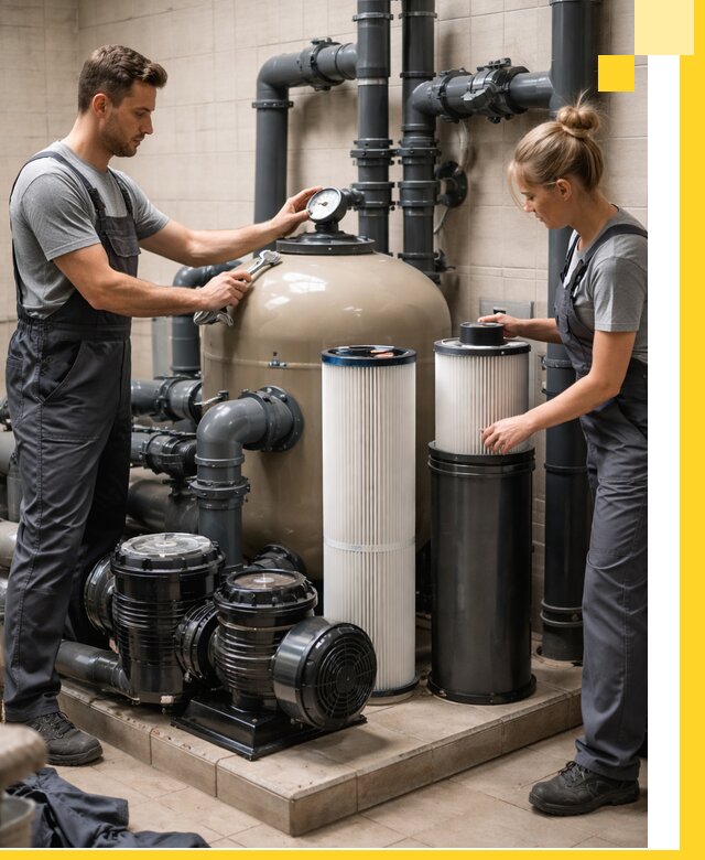 Фильтры и системы фильтрации для бассейнов в Сызрани