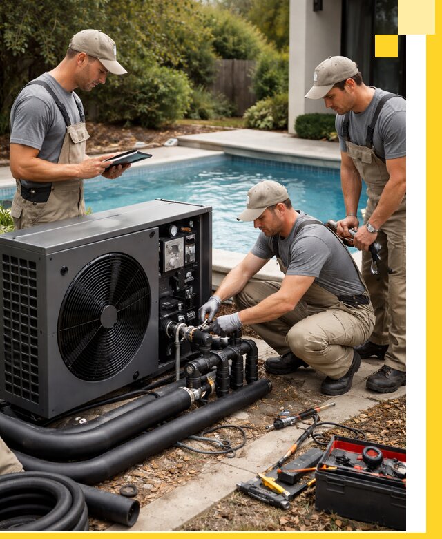 Проектирование и установка тепловых насосов для бассейнов в Сызрани