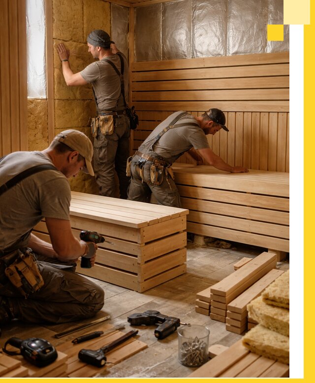 Профессиональное строительство саун под ключ в Сызрани