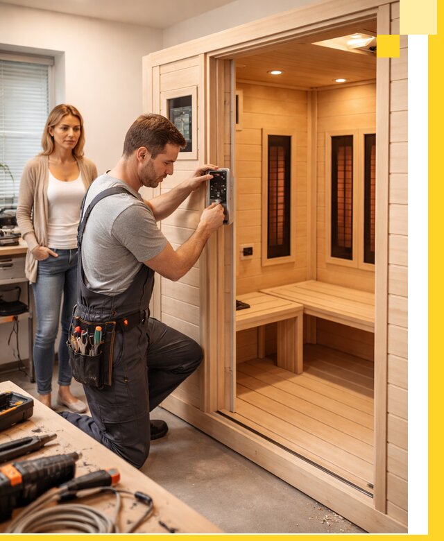 Инфракрасные сауны под ключ в Сызрани продажа и установка