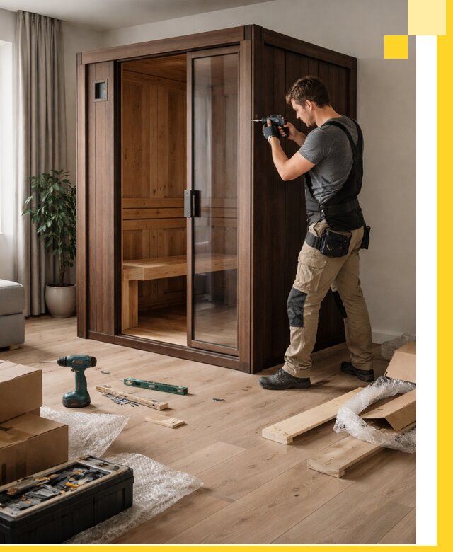 Установка и производство мини саун под ключ в Сызрани