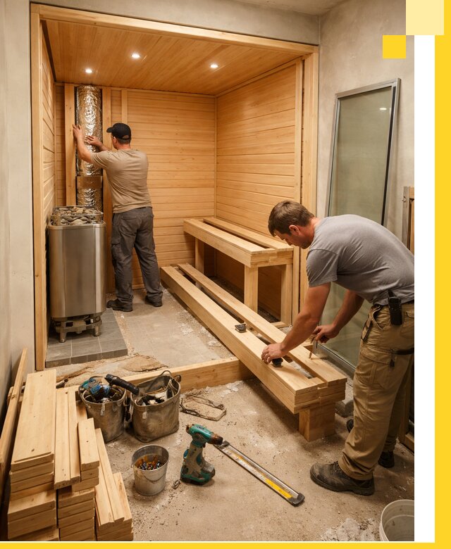 Проектирование и установка домашних саун под ключ в Сызрани