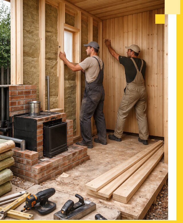 Строительство и установка дачных саун под ключ в Сызрани