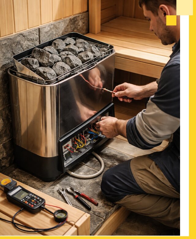 Продажа и установка электрокаменок для саун в Сызрани