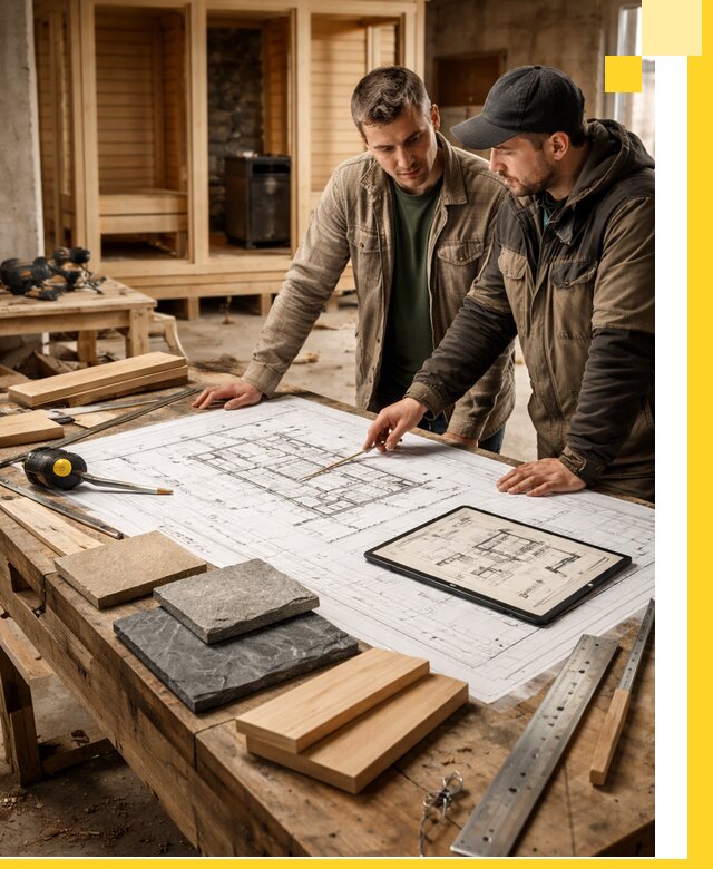 Проекты бань под ключ и планы строительства в Сызрани