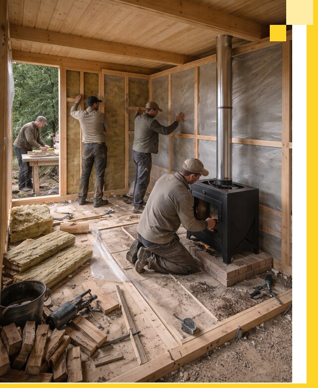 Профессиональный монтаж бань под ключ в Сызрани для дома