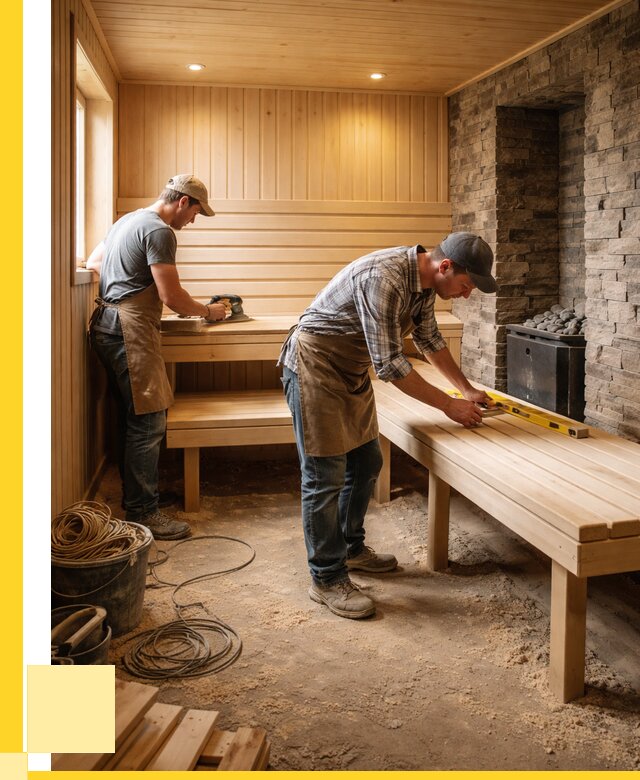 Отделка бани в Сызрани: внутренняя отделка от 3039 р. | ЭриданСзр