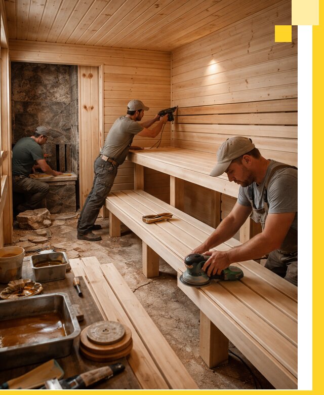 Профессиональная отделка бань в Сызрани под ключ, с гарантией