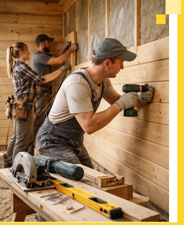 Обшивка бань под ключ в Сызрани: отделка стен и потолков