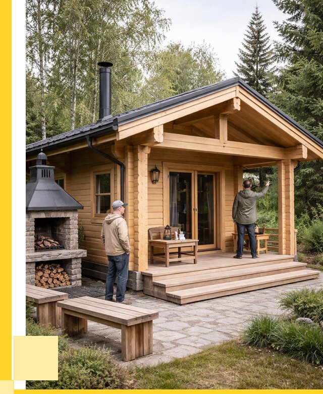 Деревянные бани под ключ в Сызрани от 455850 р. | ЭриданСзр