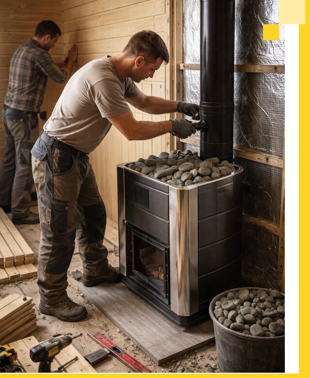 Проектирование и строительство парилок для бани в Сызрани под ключ