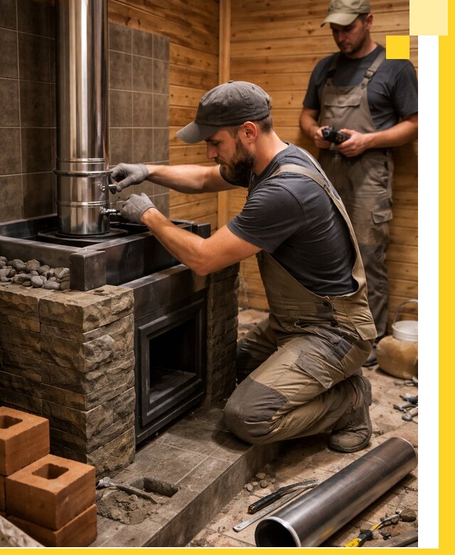 Изготовление и установка банных печей под ключ в Сызрани